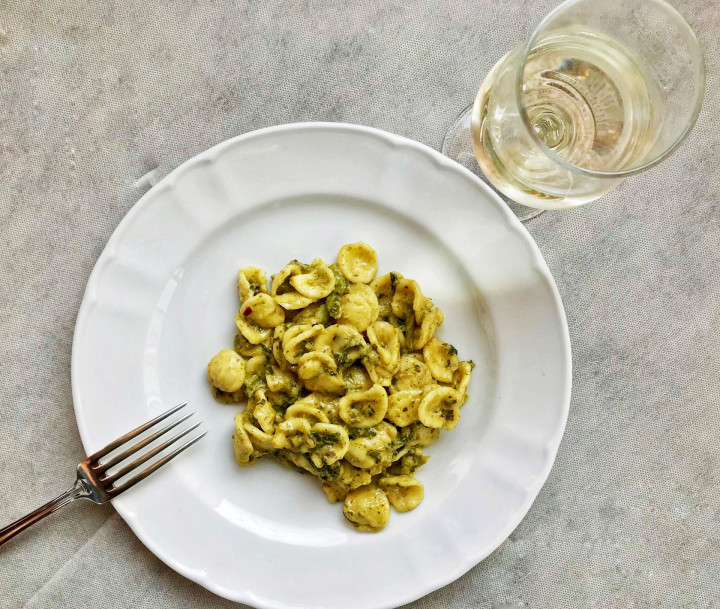 Enjoy Orechiette Rape E Acciughe While Dining At La Grottella Trattoria Credit Michele Peterson