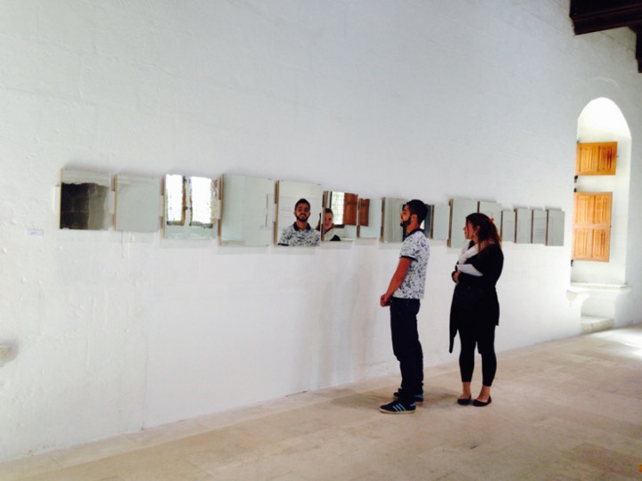 Mirror Piece Art&language Kasteel Van Montsoreau Museum Voor Hedendaagse Kunst Loire Dal