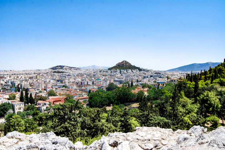 Athens Lykavittos Hill