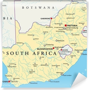 Kaart Zuid Afrika