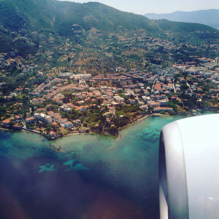 Lesbos luchtfoto